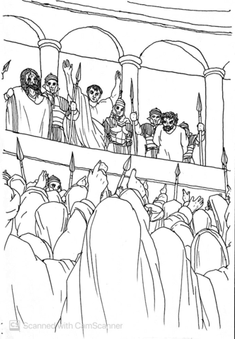 Jesus Or Barabbas Coloring Page